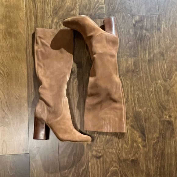 Michael Kors Leigh Suede Knee High Boots Size: 10 - Picture 3 of 16